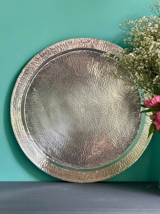 سینی مسی دست ساز  گردونه - Image 3