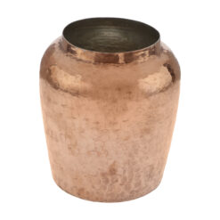 گلدان مسی خمره‌‎ای قرمز