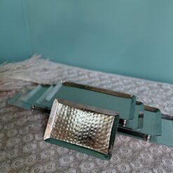 رولت خوری مسی مستطیل پایه دار پردیس