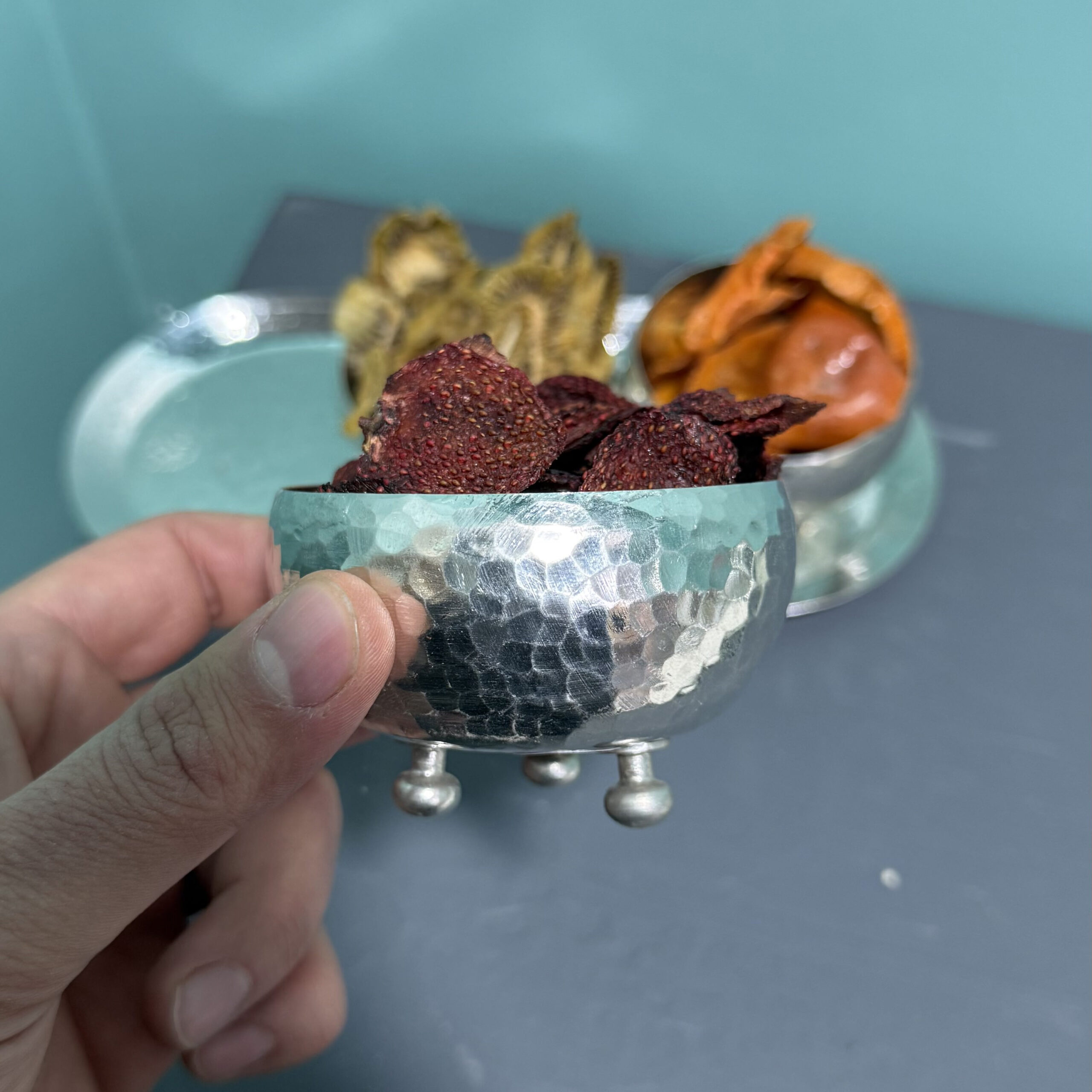 اردو خوری و رولت خوری  اردوخوری مسی سه خانه مینیمال 