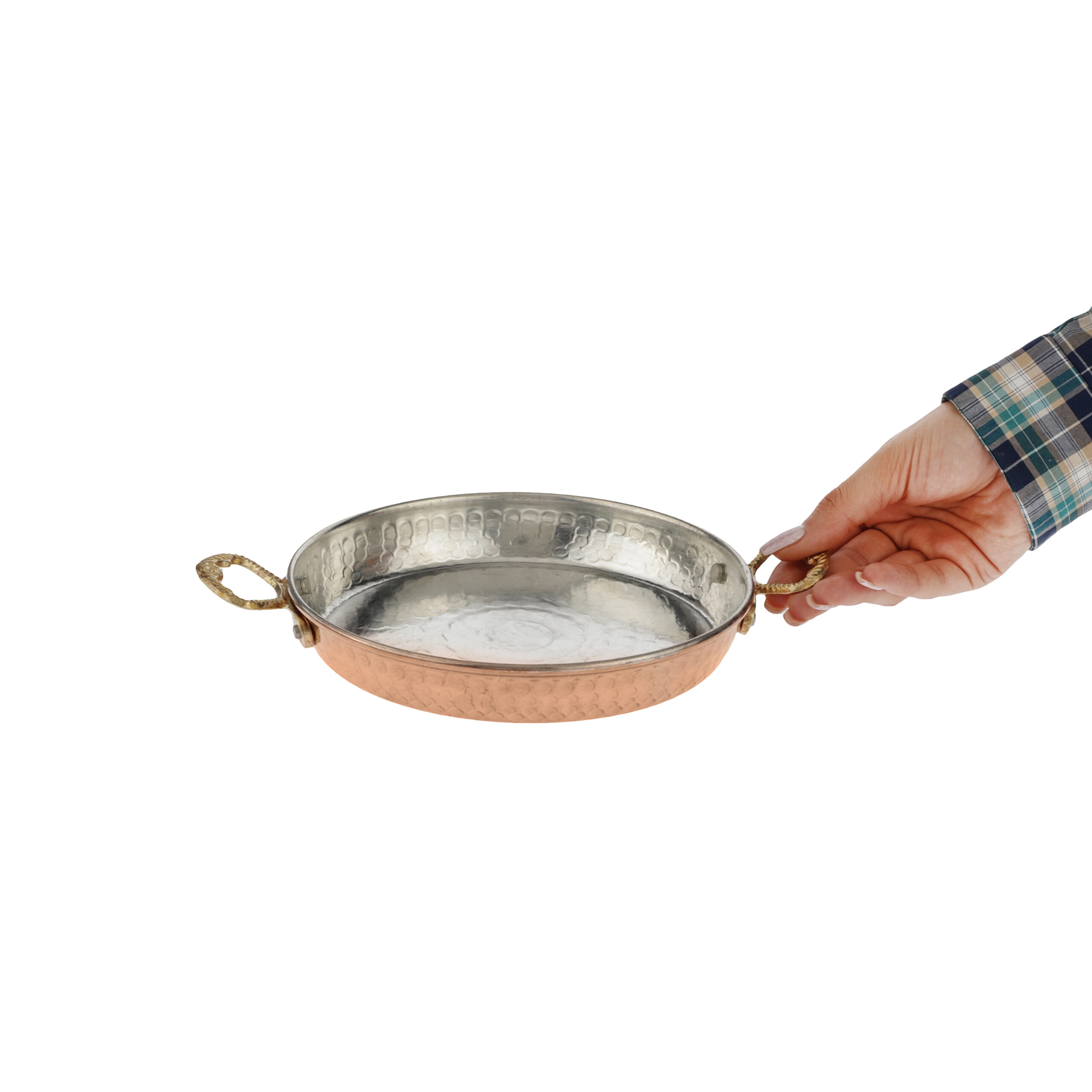 تابه مسی دو دسته - Image 4