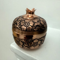 قندان انار مسی قلمکار