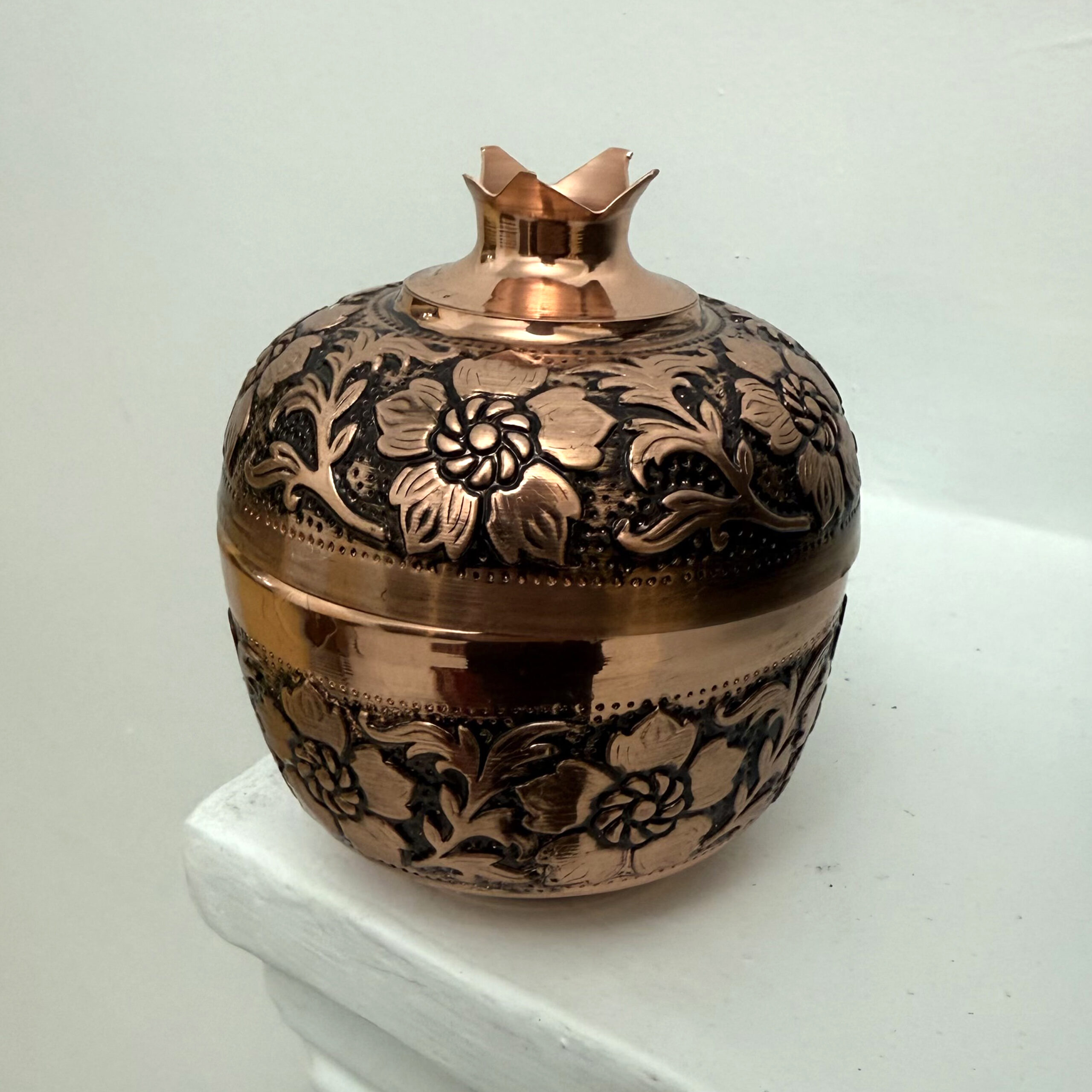 قندان انار مسی قلمکار