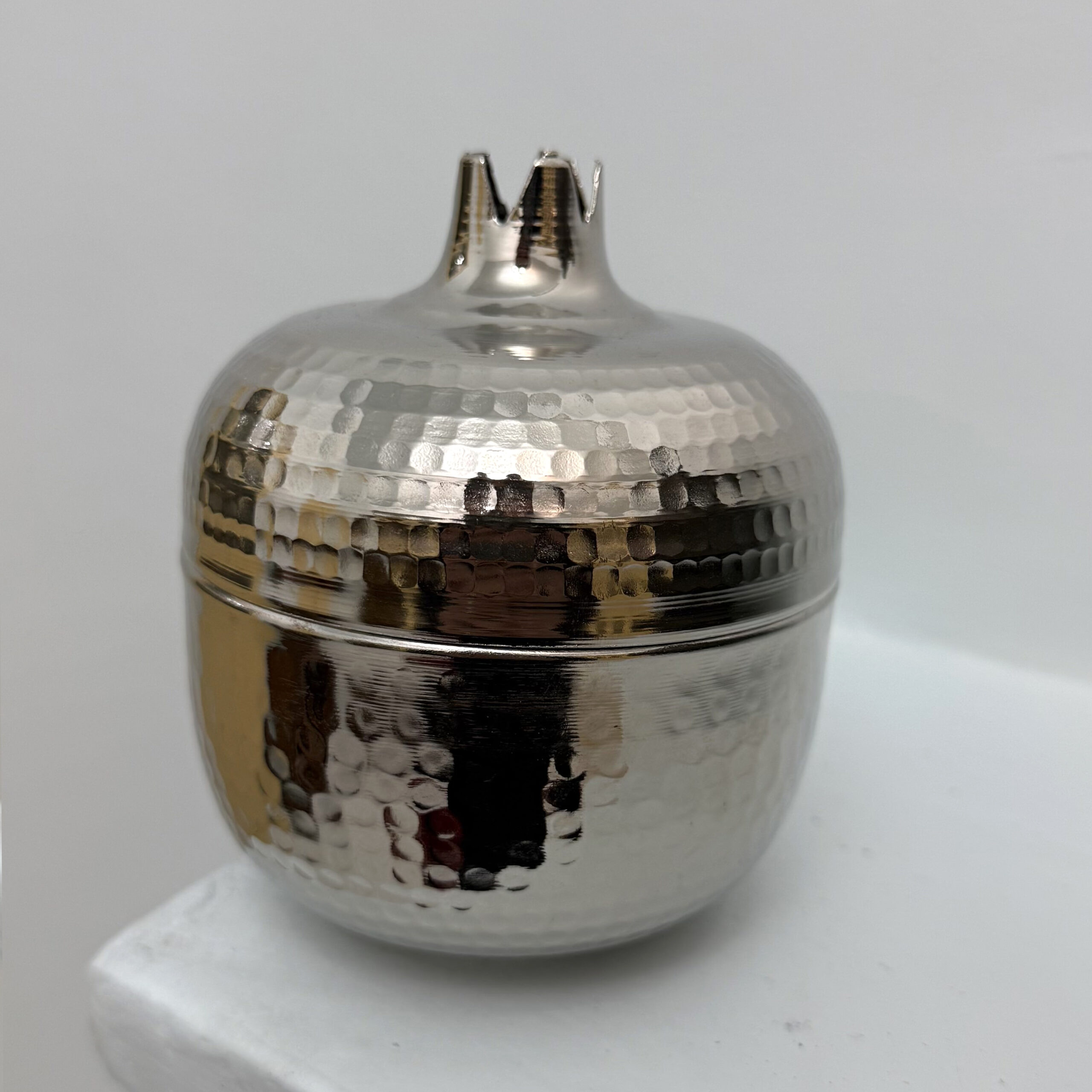 قندان انار مسی کروم